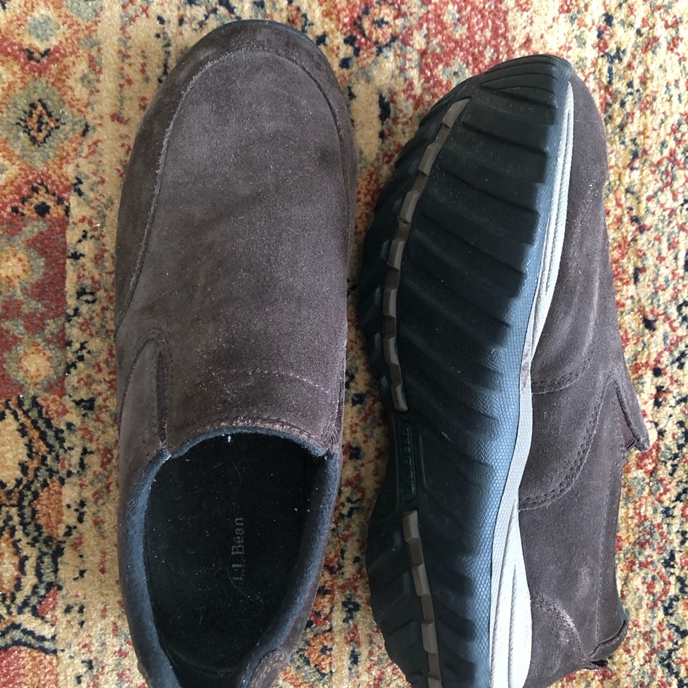 LLBean brown sleep on shoes.